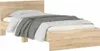 vidaXL Rám postele bez matrace s čelem Sonoma dub 100x200 Náhled obrázku produktu 4
