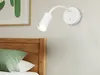 LED Schwanenhals Leselampe Weiß mit Schalter - Schlafzimmer Produktbild-Vorschau 5