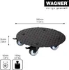 Pojazdný podstavec pod kvetináč Wagner Ø 30 cm x 7 cm max. Náhľad obrázku produktu 2
