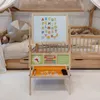 Grand tableau éducatif double face : magnétique et craie - Voir les images du produit 16