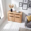 home24 Kommode - Eiche Teilmassiv - Eiche / Eiche Produktbild-Vorschau 5