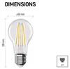 LED žárovka Filament A60 A CLASS/ E27 / 3,8 W (60 W) / 806 lm / neutrální bílá Produktbild-Vorschau