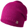 Giesswein Unisex Longbeanie Hohloh mit Rippmuster aus Wolle in rosa Voir les images du produit