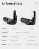 Guidon Rockbros BT1007B avec cornes, noir Voir les images du produit 2