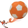 Magischer Curve-Fußball aus EVA-Schaum, orange-weiß – Produktbild-Vorschau 1