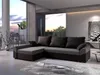 A modern living room with a large sectional sofa, large windows overlooking a sunset, and contemporary decor. Náhled obrázku produktu