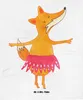 Mr. & Mrs. Panda Babydecke Fuchs Ballerina - Weiß - Produktbild-Vorschau 1