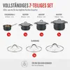 Set de casseroles à induction alpina, 7 pièces – Casseroles Voir les images du produit 5