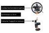Der Unold Tischventilator Black Steel verfügt über ein elegantes Design in Schwarz und Holz, 3 Gesch Produktbild-Vorschau