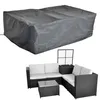 Pokrowiec ochronny 185x185x70 czarny meble ogrodowe rattan Podgląd zdjęcia produktu 1