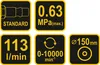 Pneumatická excentrická bruska 150 mm Náhled obrázku produktu 5