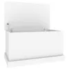 vidaXL Úložný box biely 70 x 40 x 38 cm materiál na báze Náhľad obrázku produktu 1