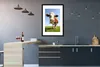 MuchoWow® Gerahmtes Poster Kuh - Tiere - Blumen - Gras Produktbild-Vorschau 5