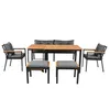 Merax Gartenlounge-Set aus Akazienholz und verzinktem Produktbild-Vorschau 15