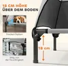 Lit pour chien PawHut Outdoor avec toit, Lit surélevé pour Voir les images du produit 5
