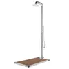 vidaXL Prysznic ogrodowy z brązową podstawą 230 cm stal Podgląd zdjęcia produktu 8