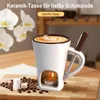 Schokoladenfonduebecher, Fonduebecher mit Gabel, Produktbild-Vorschau 3