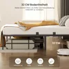 Bett 160 x 200 cm, Bettgestell mit Stauraum, Modernes Produktbild-Vorschau 6