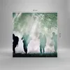 Bilder auf glas - Soldat Gewehr - 40x40cm - Glasbilder - Produktbild-Vorschau 3