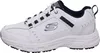A side view of a white and navy Skechers Oak Canyon-Redwick sneaker. Anteprima dell’immagine prodotto