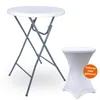 Goliving Bartisch Ø80x110cm - Stehtisch - Klappbar - Stabil Produktbild-Vorschau 1