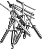 Blindnieten Edelstahl V2A Flachkopf ISO15983 DIN 7337 (25 Produktbild-Vorschau 2
