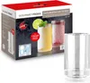 The image shows the packaging of self-cooling glasses, with product shots and descriptive text. Voir les images du produit