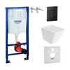 GROHE Vorwandelement Solido + Wand Hänge WC Lago Weiß Produktbild-Vorschau 1