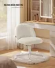SONGMICS Homeoffice-Stuhl, Schminkstuhl aus Fleece, Produktbild-Vorschau 2