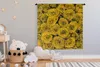 MuchoWow® Wandteppich Wandbehang Rosen - Gelb - Produktbild-Vorschau 3