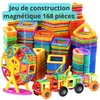 Jeu de construction magnétique 168 pièces – Grands blocs Voir les images du produit 1