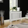 Osłona grzejnika MDF Osłona grzejnika 112 cm, biała Podgląd zdjęcia produktu 3