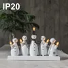 Dekoleuchte Snowman, Holz, weiß Produktbild-Vorschau 7