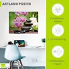 ARTland Poster Zen Basaltsteine und Bambus auf Holz Größe: Produktbild-Vorschau 3