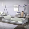 ML-Design Kinderbett Tipi 90x200 cm mit Rausfallschutz und Produktbild-Vorschau 8