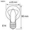 Lampada LED a filamento, 230V, attacco E14, 806 lumen, Anteprima dell’immagine prodotto 2
