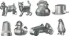 A collection of Monopoly game tokens arranged in two rows on a white background. Produktbild-Vorschau
