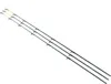 Three fishing rods are laid out diagonally on a white background. Produktbild-Vorschau