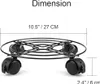 Tosnail 3 Stück Pflanzenroller Rund Metall, 26.6 x 6cm, Produktbild-Vorschau 2