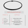 Alu Ringstange Schwarz Matt Rund Ø 80 cm Duschvorhangstange Produktbild-Vorschau 5