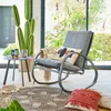 Beistelltisch/Gartentisch Saona - Metall - dunkelgrau - D50 Produktbild-Vorschau 6