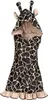 Giraffen Kostüm für Damen Gr. 34-44 Kleid braun gefleckt Tier Tierkostüm Afrika Fasching Karneval Mottoparty Produktbild-Vorschau