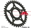 JTSPROCKETS Kettenrad JTR604.36 hinten Kohlenstoffstahl Produktbild-Vorschau 4