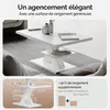 CASARIA® Tavolino Detroit 90x60x45cm da Divano 2 Ripiani in Anteprima dell’immagine prodotto 3