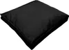 A black square cushion is shown from a slightly elevated angle against a white background. Náhľad obrázku produktu