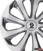 Coprimozzi Sparco 15 pollici Sicilia argento grigio Anteprima dell’immagine prodotto 6