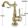 JULIAN | Premium Vintage hohe Badarmatur Messing Gold | Produktbild-Vorschau 9