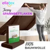 EllaTex Jersey Spannbettlaken 140x200–160x200 Baumwolle – Produktbild-Vorschau 2