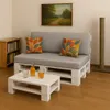 Palettenkissen-Set 120×50 x 120×50 cm Grau – Sitz- und Produktbild-Vorschau 7