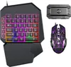 ZELURXX Einhand Gaming Tastatur 40 Tasten RGB Beleuchtung Produktbild-Vorschau 1